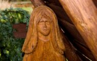 Marie dřevěný betlém