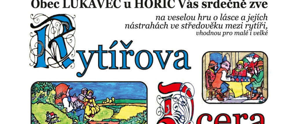 DIVADELNÍ PŘEDSTAVENÍ  –  RYTÍŘOVA DCERA