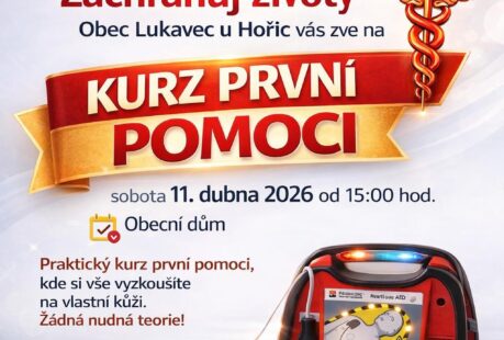 KURZ PRVNÍ POMOCI 2026